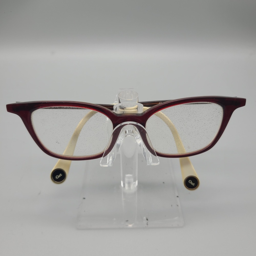 WOOW Get Out 1 Eyeglasses Burgundy Cat Eye Frames Italy 50-18-144 Col 720